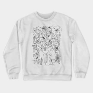 Plant Lady Friends Crewneck Sweatshirt